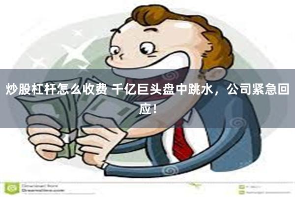 炒股杠杆怎么收费 千亿巨头盘中跳水，公司紧急回应！